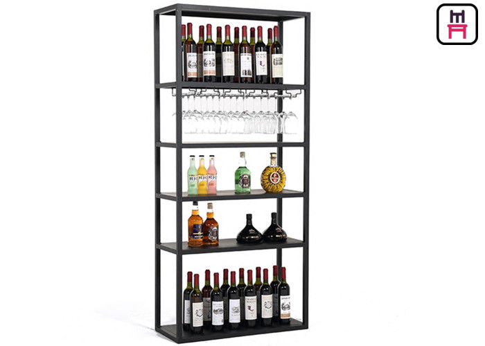 عرف حجم المواد المعدنية النبيذ الرف الرف ريفي شيك ستايل لمطعم بار