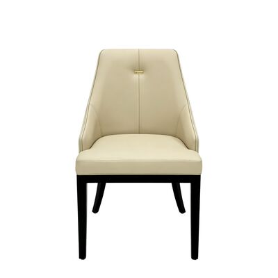 كرسي مطعم خشبي مريح بألوان قابلة للتخصيص مع لمسة من الفولاذ المقاوم للصدأ لتناول الطعام التجاري