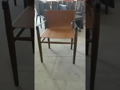 كراسي غرفة الطعام في مطعم Ash Wood Frame